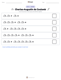 Charles-Augustin de Coulomb printable worksheet preview