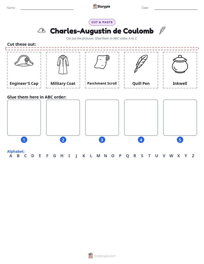 Cut & Paste Alphabet