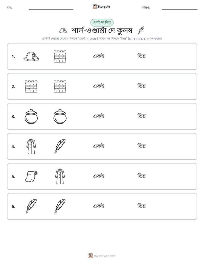 একই বা ভিন্ন