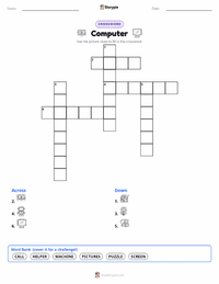 Computer printable worksheet preview