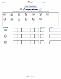 Vista previa de la hoja de trabajo imprimible de Computadora