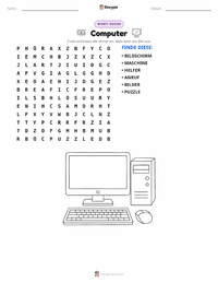 Computer druckbare Arbeitsblatt Vorschau