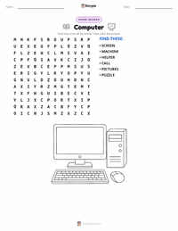 Computer printable worksheet preview