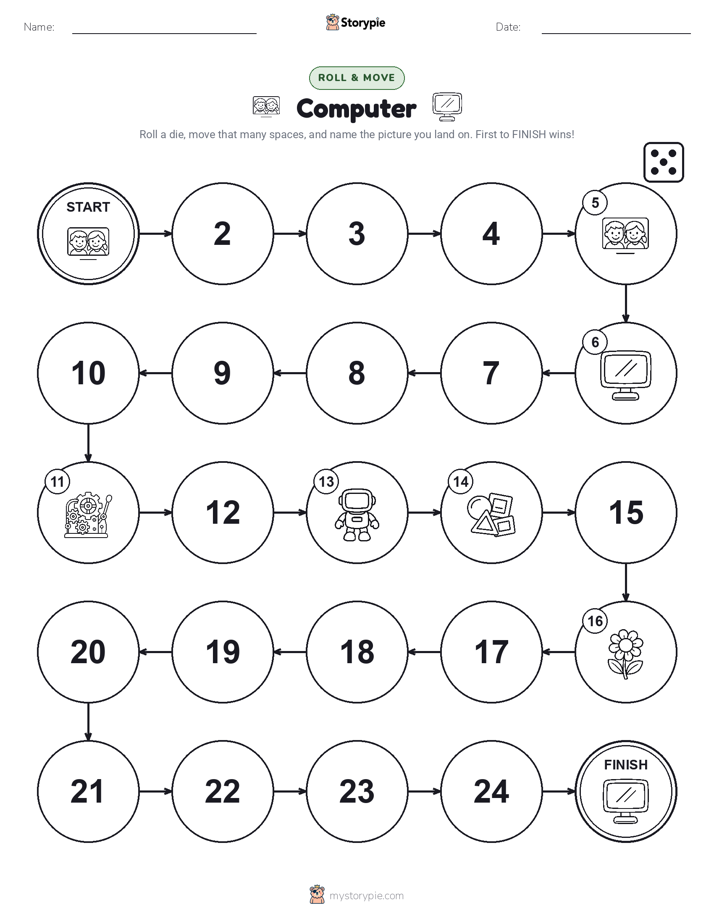 Roll & Move Game