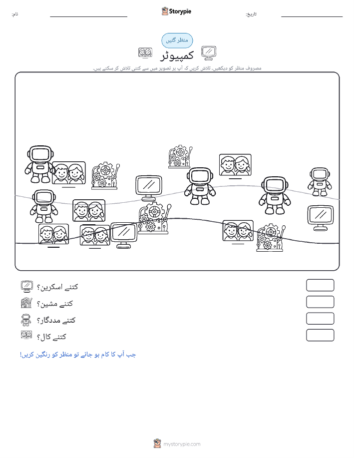 گنتی کا منظر