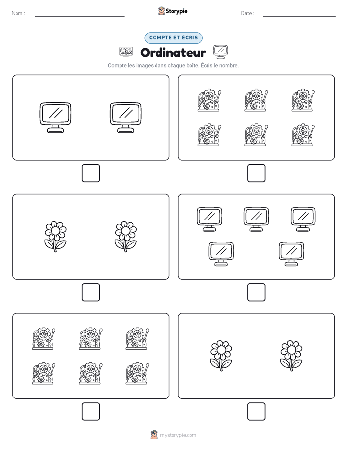 Compter & Écrire