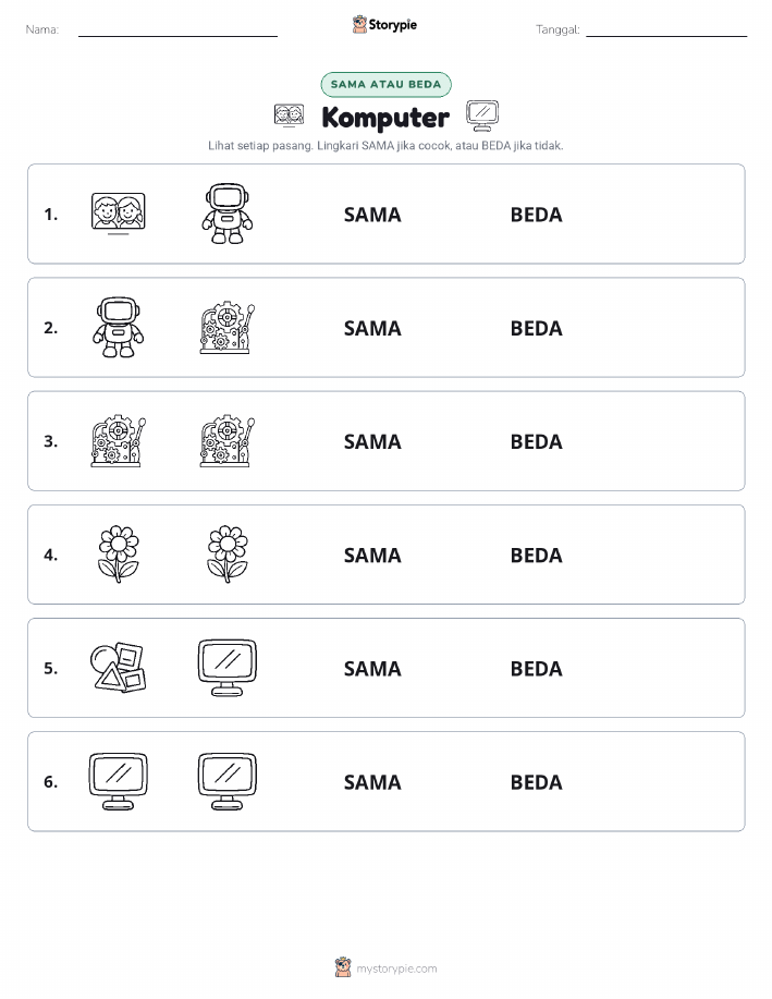 Sama atau Berbeda