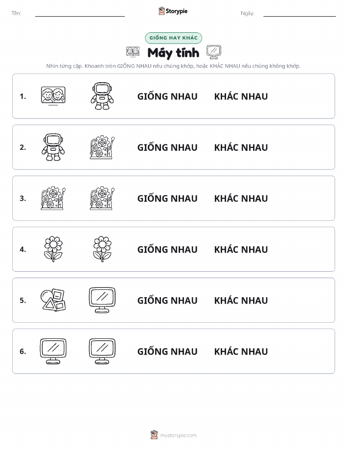Giống Hay Khác