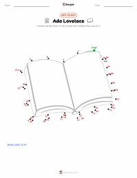 Ada Lovelace printable worksheet preview
