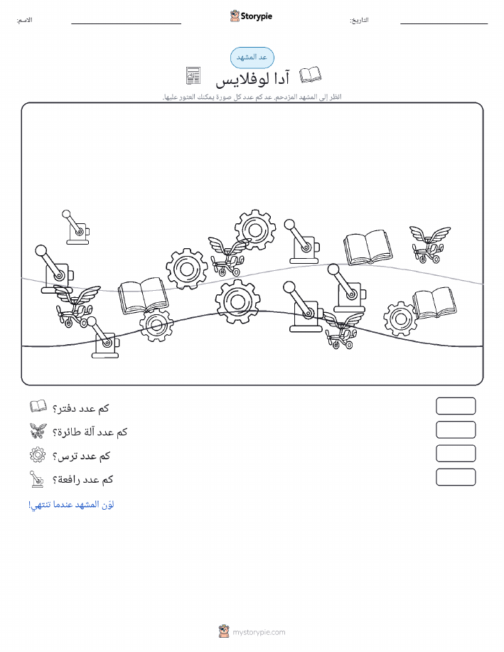 مشهد العد