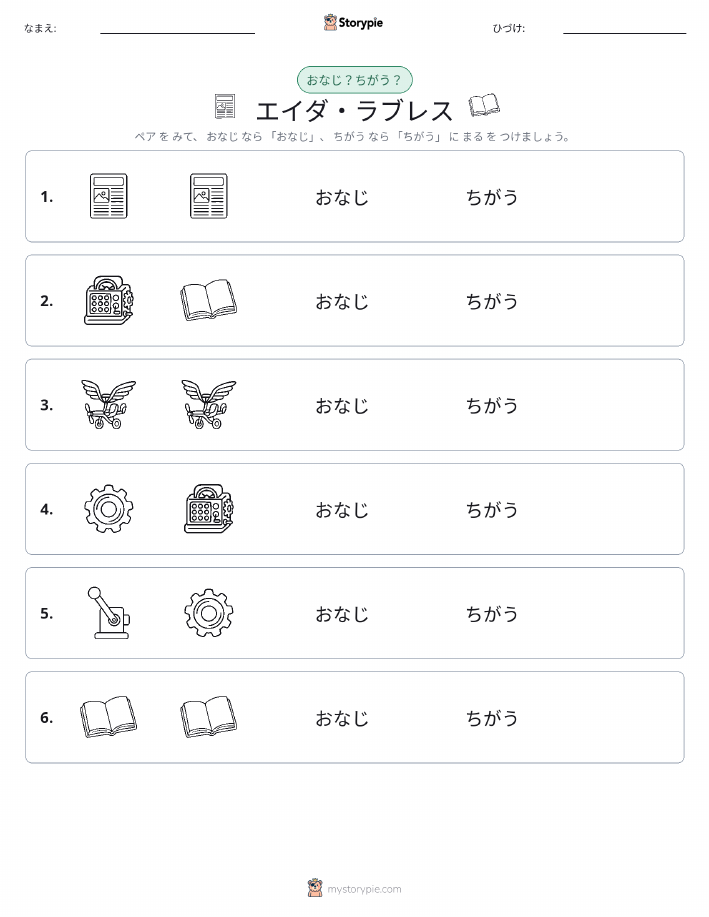 同じか違うか