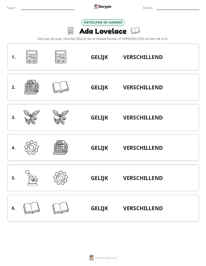 Zelfde of Verschillend