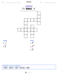 ENIAC printable worksheet preview