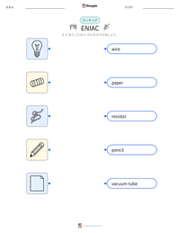 ENIAC の印刷可能ワークシートプレビュー