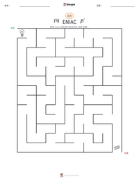 ENIAC 可打印工作表预览