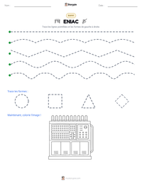 Aperçu de la feuille de travail imprimable ENIAC