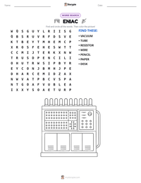 ENIAC printable worksheet preview