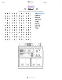 Prabaca lembar kerja cetak ENIAC