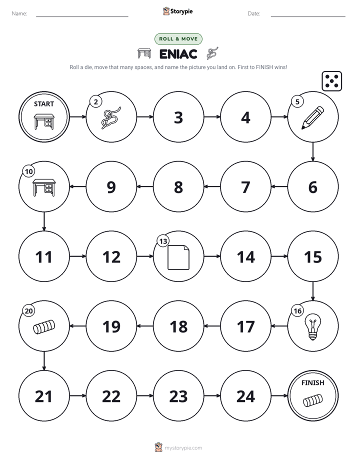 Roll & Move Game