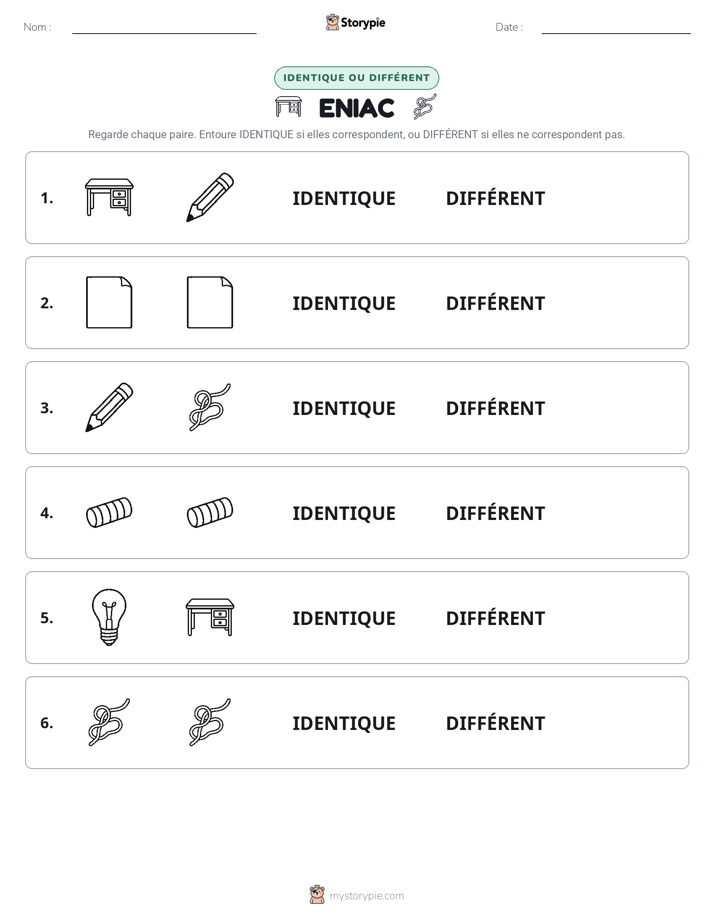 Identique ou Différent