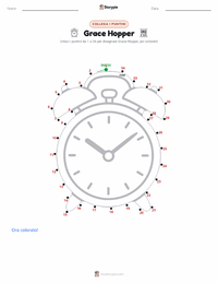 Anteprima della scheda stampabile di Grace Hopper