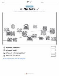 Alan Turing druckbare Arbeitsblatt Vorschau