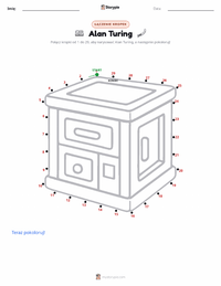 Podgląd drukowalnego arkusza ćwiczeń Alan Turing