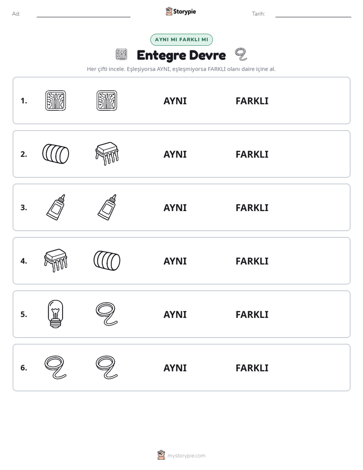 Aynı mı Farklı mı