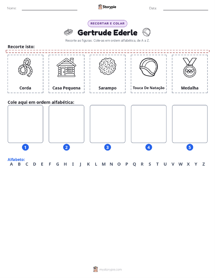 Recortar & Colar Alfabeto