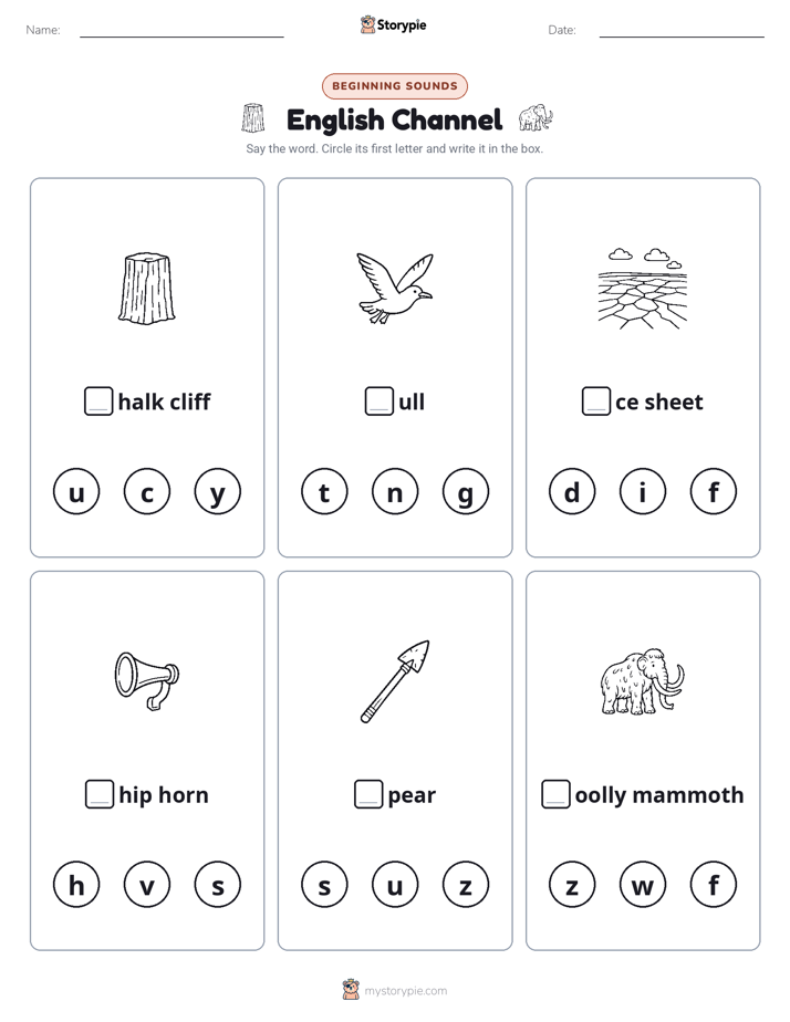 Beginning Sounds