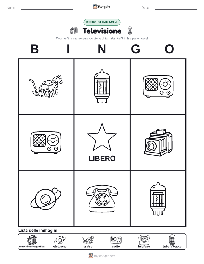 Bingo delle Immagini