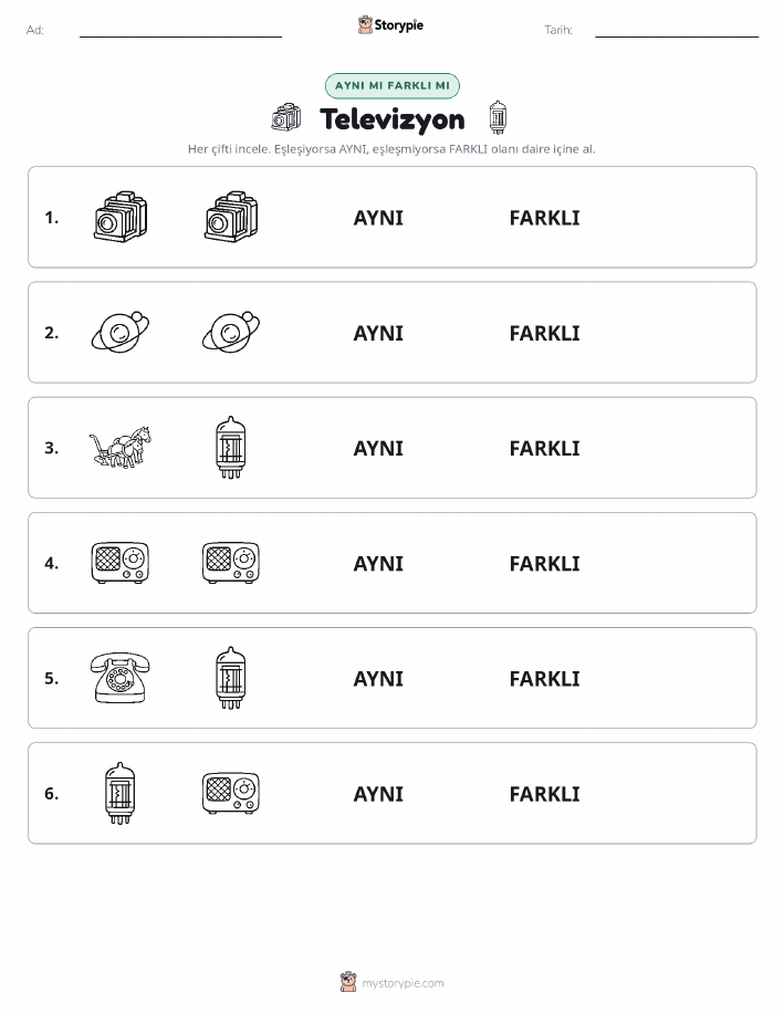 Aynı mı Farklı mı