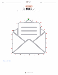 Radio printable worksheet preview