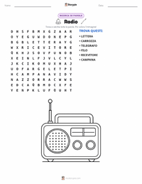 Anteprima della scheda stampabile di Radio