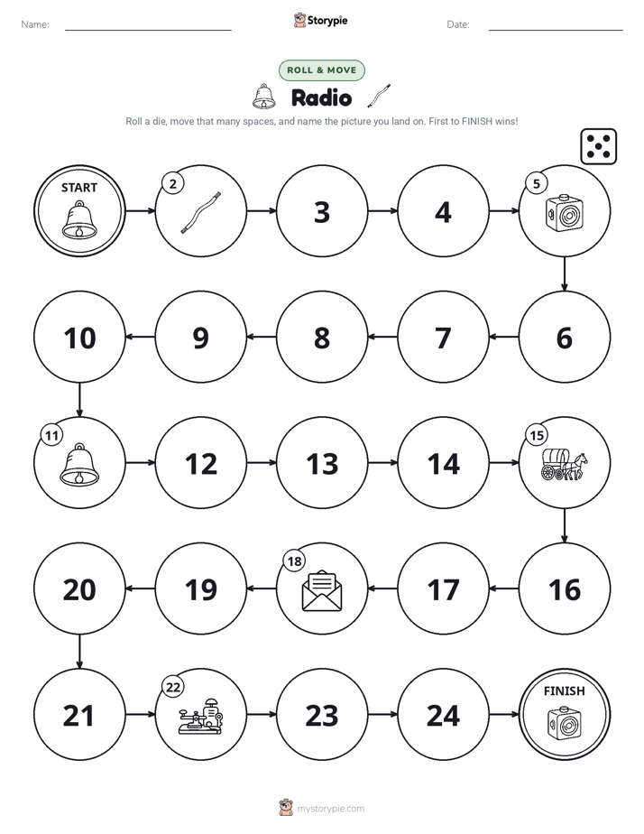 Roll & Move Game