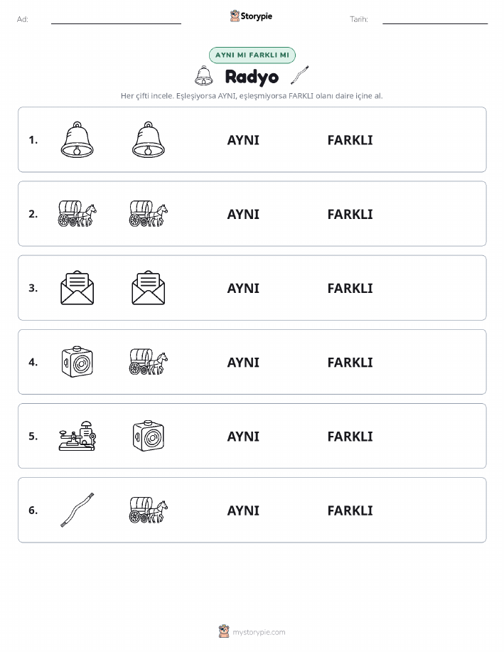 Aynı mı Farklı mı