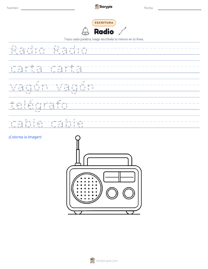 Práctica de Escritura