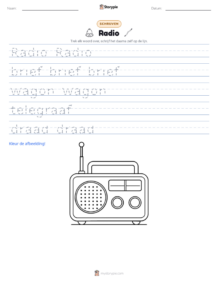 Schrijf Oefening
