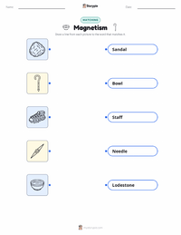 Magnetism printable worksheet for kids