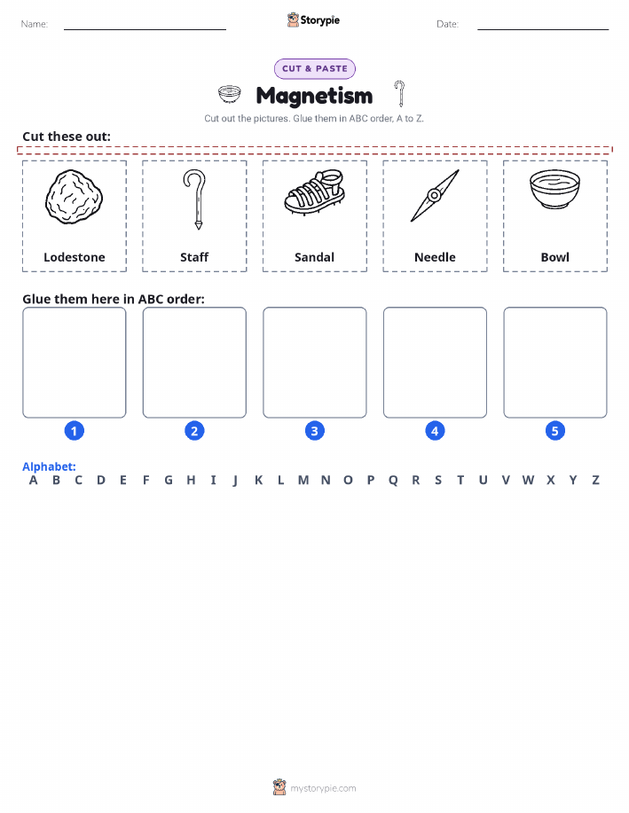 Cut & Paste Alphabet