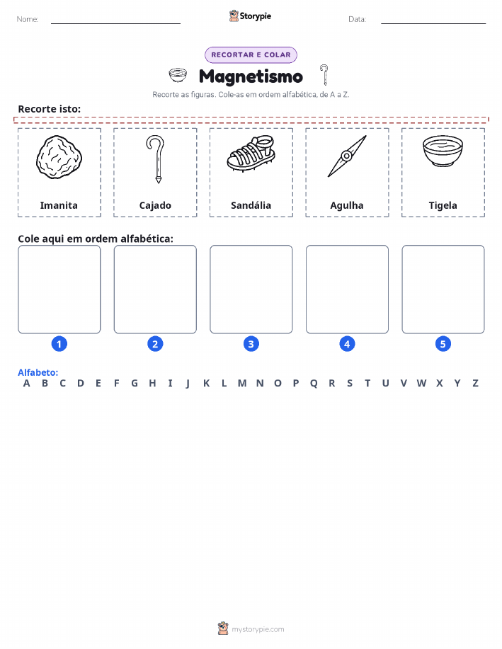 Recortar & Colar Alfabeto