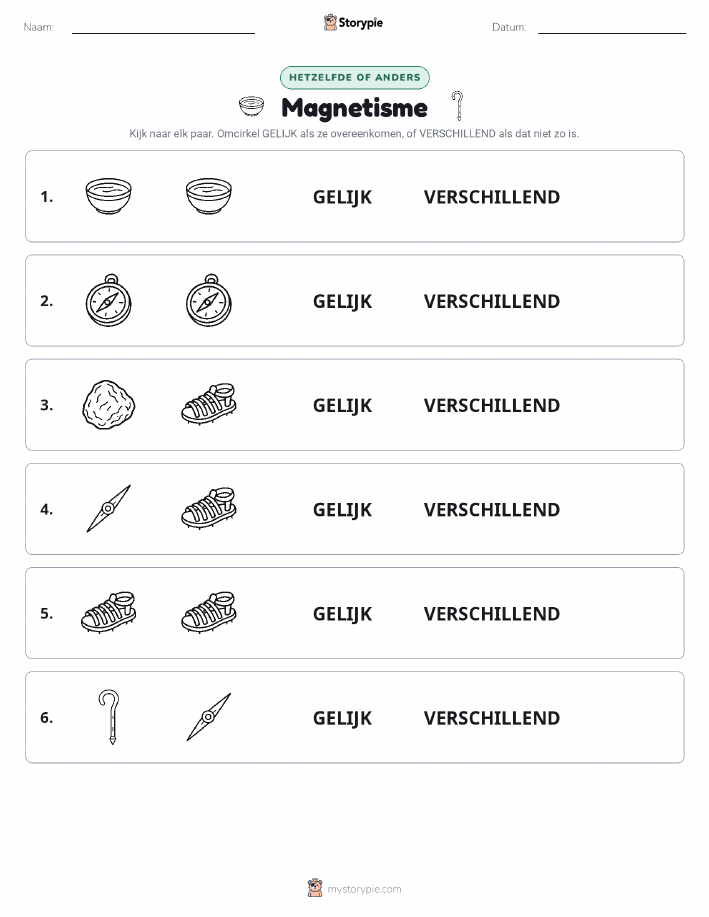 Zelfde of Verschillend