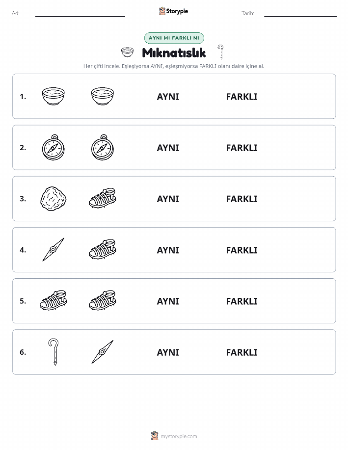 Aynı mı Farklı mı