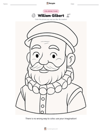 William Gilbert printable worksheet preview