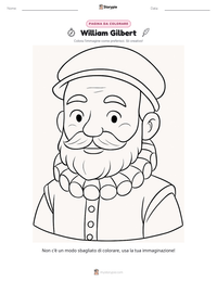 Anteprima della scheda stampabile di William Gilbert