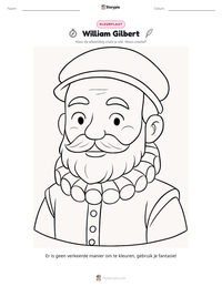 William Gilbert afdrukbare werkblad voorbeeld