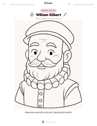 William Gilbert yazdırılabilir çalışma sayfası önizlemesi