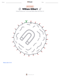 William Gilbert printable worksheet preview