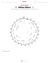William Gilbert afdrukbare werkblad voorbeeld