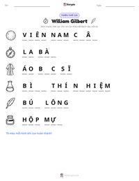 Xem trước tài liệu in sẵn William Gilbert